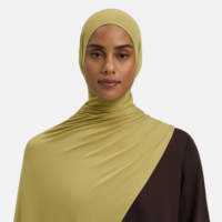 Voile en jersey de bambou doux 2026 avec logo personnalisé, fournisseur en gros pour la collection de voiles pour femmes musulmanes