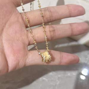 Collier Bouddha Maitreya en argent pur plaqué or 18 carats Furong, incrusté de tourmaline rose, pendentifs de mode nationale, charmes - Product Image 4