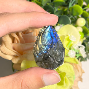 สุนัขจิ้งจอก<span class=keywords><strong>เก้า</strong></span><span class=keywords><strong>หาง</strong></span>คริสตัลลาบราดอไรต์รักษาธรรมชาติสำหรับตกแต่งห้อง - Product Image 6