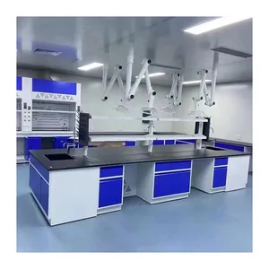 Venta de fábrica Muebles de laboratorio para banco de trabajo de laboratorio con Banco de acero inoxidable