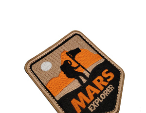 MARS Explorer thêu không gian du lịch không gian phù hợp với vai may trên trang trí vá cho túi hat Phi Hành Gia Huy hiệu tưởng niệm - Product Image 5