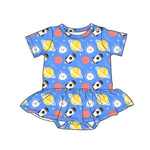 Nuovi Vestiti per Neonati Body a Maniche Corte Abbigliamento per Bambini Vendita all'Ingrosso con Stampa a Motivo Stellato - Product Image 6