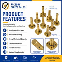 Accessoires de transformateur en laiton YUANXIN, pièces conductrices durables haute tension, prix compétitif