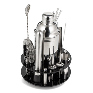 Ensemble de 14 pièces pour barman, kit de <span class=keywords><strong>mixologie</strong></span>, outils et accessoires pour bar, shaker à cocktails en acier inoxydable - Product Image 4