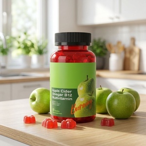 Gomitas Veganas de Vinagre de Sidra de Manzana Sin Azúcar para la Digestión, Energía, Metabolismo, Apoyo Multivitamínico, Mejora la Inmunidad - Product Image 2