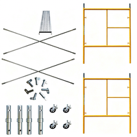 Offre Spéciale : Échelle à plateaux réglable en acier en forme de H pour échafaudage, système de levage métallique pour construction extérieure
