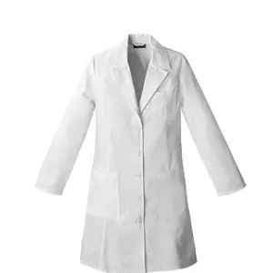재사용 가능한 흰색 코트 의사 유니폼 유럽에서 잘 판매