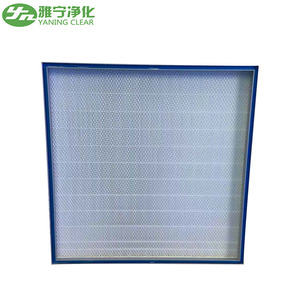 Yaning Chất lượng cao <span class=keywords><strong>Mini</strong></span> pleat Bộ lọc <span class=keywords><strong>Hepa</strong></span> H13 H14 OEM Bảng điều chỉnh Bộ lọc không khí cho nhà máy sản xuất Điều kiện Mới - Product Image 5