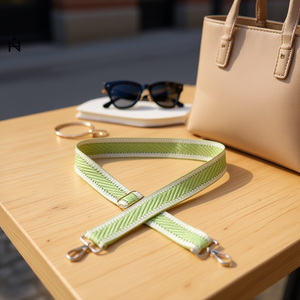 4Cm <b>Webbing</b> Strap Fruit Green Bag Belt For Handbag Accessory - Product Image 2