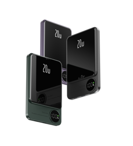 Mini Banco de Energía <span class=keywords><strong>Port</strong></span>átil de 5000mAh, Cargador Inalámbrico Rápido de 20W con Puerto Tipo-C, Banco de Energía para Exteriores - Product Image 2