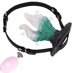 YOCY - Tapón Anal de Silicona con Cola Grande, Tallas S, M, L, Mordaza de Bondage, Vibrador con Control Inalámbrico, Juguetes Sexuales BDSM para Coqueteo - Product Image 1