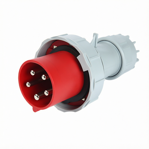 ปลั๊กอุตสาหกรรม ZNG ขั้วต่อปลั๊กไฟ 16A 32A 63A มาตรฐาน EN/IEC60309 ปลั๊กตัวเมีย 220V/415V 3 ขา 4 ขา 5 ขา มาตรฐาน IP67 วัสดุไนลอน - Product Image 1