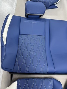 Fundas de Asiento de Coche de Cuero Mixto Personalizadas para la Fila Delantera y Trasera, 5 Plazas, para <span class=keywords><strong>VW</strong></span> Golf, <span class=keywords><strong>Caddy</strong></span>, Passat B8, Transporter T5, Polo - Product Image 4