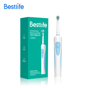 <span class=keywords><strong>Bestlife</strong></span> K1619S Oscillateur de brosse à dents électrique oscillant rechargeable avec charge directe inductive pour adulte - Product Image 1