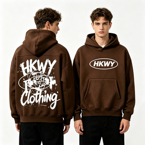 Sudaderas con Capucha para Hombre, Modernas, de Alta Calidad, Mezcla de Lana/Nailon, con Estampado Digital por Sublimación, para Ropa Urbana, con Logotipo Personalizado, 2026 - Product Image 2