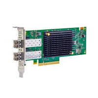De-LL 540-BFSM Emule-X LPe37102 Secure HBA Dual Port Fibre Channel 32GB Adapter PCIe Profil Rendah +Sec