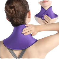 Compresse de gel hydrogel réutilisable et personnalisable pour le cou, chaud/froid, pour les entorses du cou, l'arthrite, le soulagement de la douleur et la réduction des gonflements
