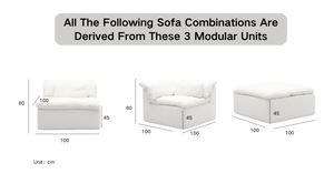 โซฟาเข้ามุมรูปตัวแอล ดีไซน์ใหม่ แบบโมดูลาร์ สำหรับห้องนั่งเล่น - Product Image 4