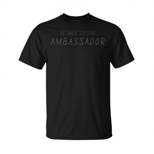 T-shirt « Be Nice To The Ambassador » pour la reconnaissance professionnelle - Product Image 2