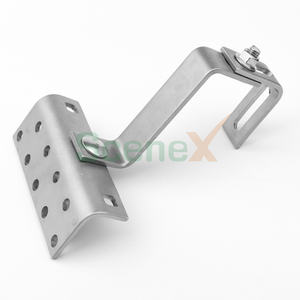 Crochets de toit de tuile solaire en acier inoxydable à double réglable en céramique de 180 degrés - Product Image 6