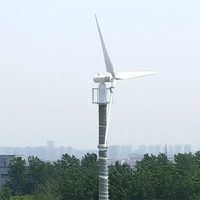 Énergie gratuite, éolienne à axe horizontal de 10 kW, générateur d'énergie éolienne avec contrôleur pour raccordement au réseau et hors réseau