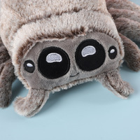 Jouets en peluche Lucas l'araignée de 20cm pour petit bébé noir blanc Gery jouets en peluche araignée de dessin animé poupée en peluche pour enfants cadeau
