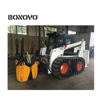 Moteur de machine à repiquer les arbres hydraulique BONOVO de qualité supérieure pour chargeuses compactes (3-25 tonnes) Modèles BTS60-BTS120 Boule de racines de 0,1-0,6 m