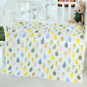 Couverture en mousseline de bambou <span class=keywords><strong>pour</strong></span> bébé à motif réactif <span class=keywords><strong>personnalisé</strong></span>, 2 couches, couverture d'emmaillotage, vente en gros, tissu en coton biologique, couverture en mousseline - Product Image 4