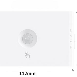 Applique murale USBC à détecteur de mouvement crépusculaire, fixation magnétique, alimentation par batterie rechargeable, veilleuses LED pour armoire domestique - Product Image 5