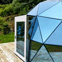 Tente dôme de luxe résistante au froid 3m 6m 10m pour camping quatre saisons, glamping, hébergement extérieur, maison de villégiature ciel étoilé