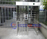 90 / 120 Derajat 4 Bergulir Lengan Bebas Keluar Rfid Smart Kartu Akses Penuh Tinggi Kandang Pintu Putar Pada Grosir