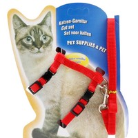 Laisse pour animaux domestiques, accessoire pour chats, couleur en option, vente en gros