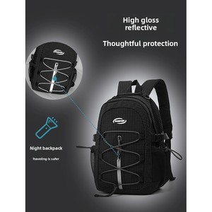 Mochila Ligera de Senderismo con Diseño de Rejilla, Multiusos, para Campamento, Viajes y Desplazamientos Diarios - Product Image 4