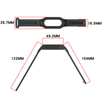 Convient pour Xiaomi Mi Band 9/9NFC/Mi Band 8/7/6/5/8NFC Bracelet en silicone TPU Bracelet de montre intégré Bracelet