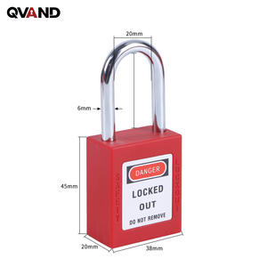 Candado QVAND de 38mm Osha Loto, bloqueo de seguridad, candados de etiquetado, candados maestros con llaves iguales - Product Image 2