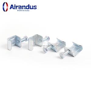 YENİ HVACR GCP Endüstriyel Galvanizli Çelik Korozyon Önleyici Kanal Flanş Kelepçesi, HVAC Sistemleri için M8*25mm Civata ile - Product Image 5