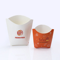 Boîte d'emballage en papier de qualité alimentaire pour frites et churros en gros