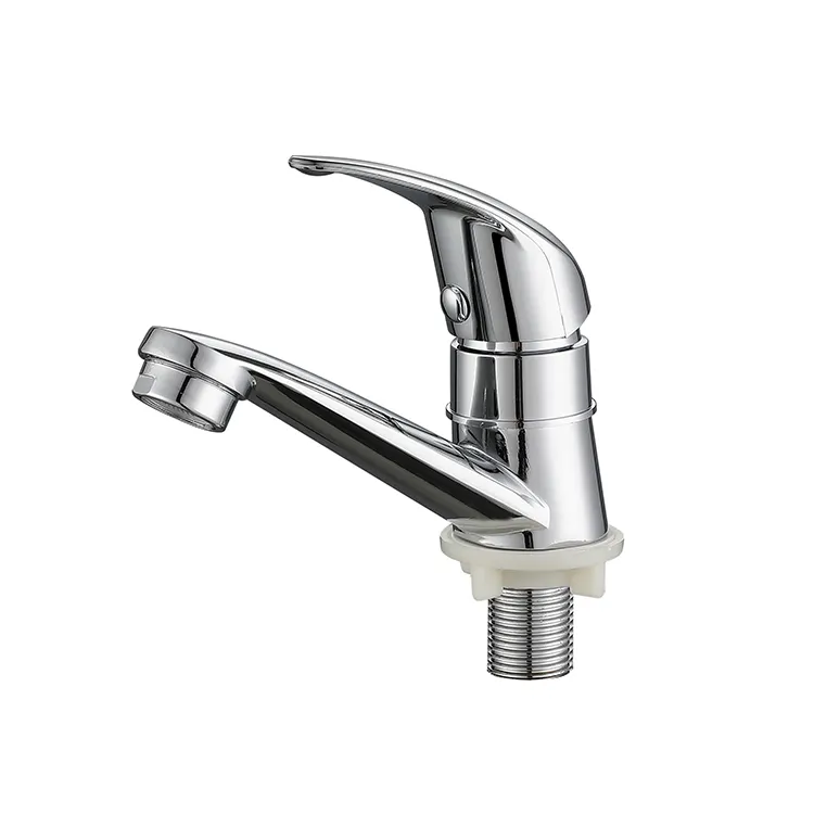 Wholesale Factory Supply Domestic Single Handle Basin Faucet Water Sink Tap Bathroom Mixer Waterfall For Sale