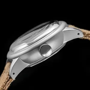 THORN Montre Vintage en Acier Inoxydable A11 Amei Khaki Style Pop Verre Saphir Étanche - Product Image 4