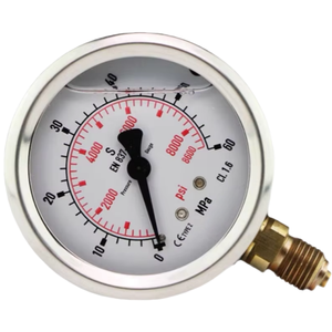 Manometro Idraulico Analogico per <span class=keywords><strong>Test</strong></span> Kit, Ricambio per Escavatore, Componenti per Macchine Edili in Offerta Speciale - Product Image 3