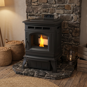 <span class=keywords><strong>Cheminée</strong></span> autonome à granulés de bois de style classique en fonte pour intérieur, DC24V/AC110V/AC230V KT1203A - Product Image 1