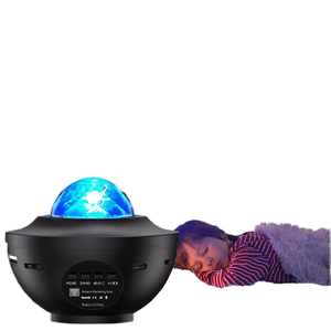 Projecteur Céleste LED Nébuleuse Nuage Laser Étoile <span class=keywords><strong>Plafond</strong></span> Lumière Nocturne avec Télécommande Scintillant Musical Projecteur Étoile Bébé - Product Image 1