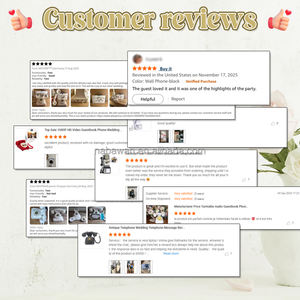 Téléphone rétro à l'ancienne, design créatif, téléphone antique européen pour bureau, chambre d'hôtel, ligne <span class=keywords><strong>fixe</strong></span>, Europe, États-Unis - Product Image 5