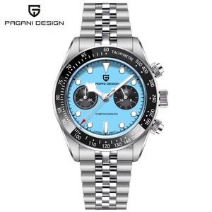 Montre de sport de luxe à quartz PAGANI DESIGN PD-1813 BB Flamingo Chronograph pour homme, miroir saphir, étanche 100 m, montre-bracelet tendance - Product Image 1