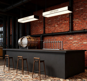Personalización de fábrica Estilo retro <span class=keywords><strong>Taberna</strong></span> Cafetería Bar Tienda de postres Restaurante Tienda de <span class=keywords><strong>sushi</strong></span> Mostrador de recepción - Product Image 4