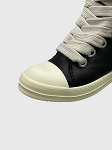 Bottes montantes en cuir de luxe pour hommes, style baskets, à semelle épaisse, décontractées, de haute qualité, pour le streetwear - Product Image 4