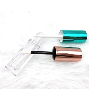 Benutzer definierte leere Test klare Lip gloss Flasche Mini flüssige Lippenstift Tube 3ml Luxus Lip gloss Verpackung