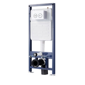 Inodoro de Doble Descarga Suspendido de Pared con Cisterna Empotrada <span class=keywords><strong>Universal</strong></span> y Diseño de Botón, Accesorio de Baño, Tanque de WC - Product Image 5