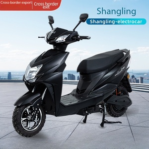 Moto électrique puissante, batterie double tension 48V/60V, vitesse 41-50 km/<span class=keywords><strong>h</strong></span>, trottinette électrique pour les trajets quotidiens en ville, commande vocale, hydraulique - Product Image 1