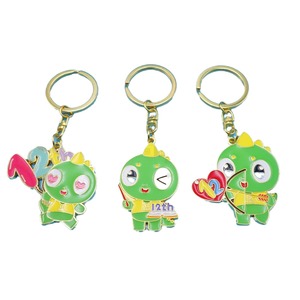 Porte-clés en métal Van Gogh, alliage de zinc, imitation or, forme irrégulière, cadeau d'affaires - Product Image 5